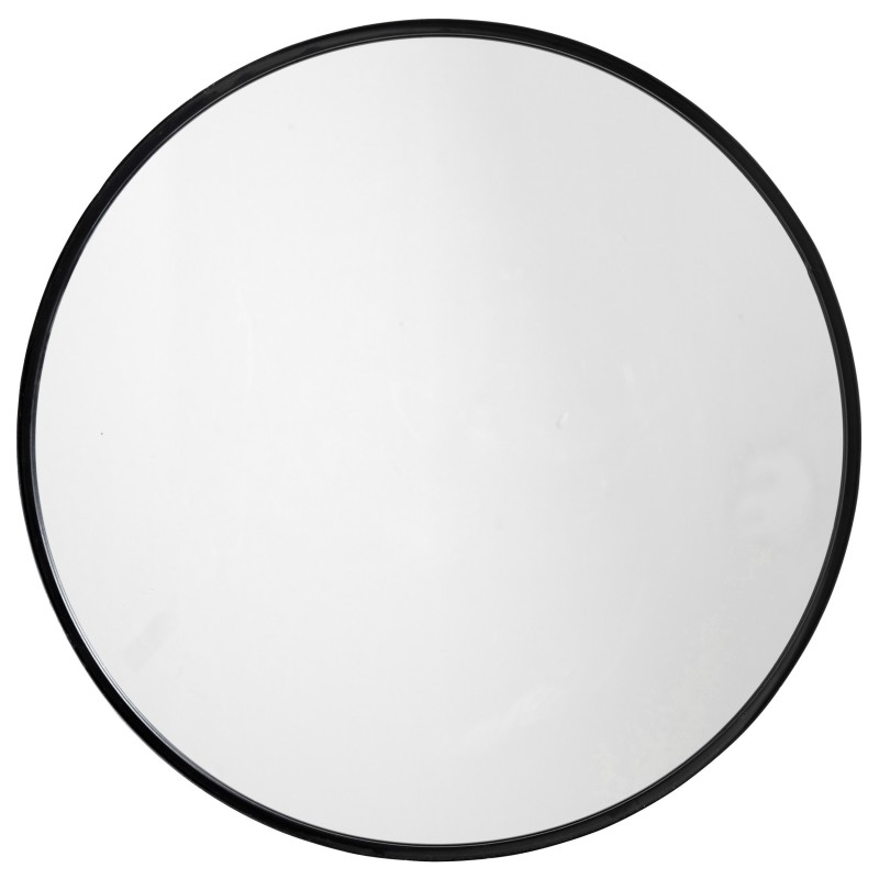 AZSIO ROUND MIRROR IRON FRAME LARGE BLACK AZSIO ROUND MIRROR IRON FRAME LARGE BLACK